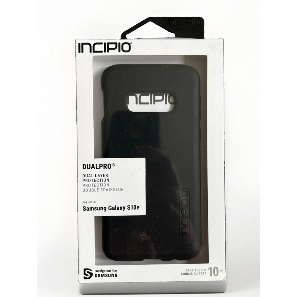 Incipio 10 Ft Drop Tested Dualpro Case for Samsung Galaxy S10e - Black